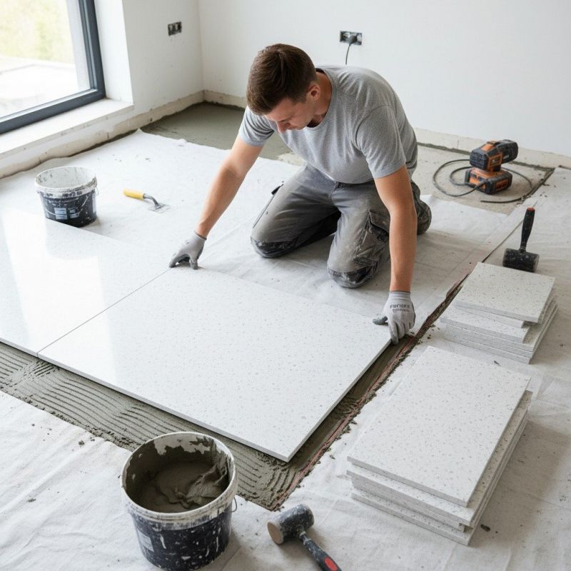 Grout Installation detail